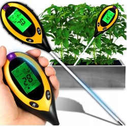 Tester Gleby 4w1 z Wyświetlaczem LCD