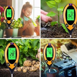 Tester Gleby 4w1 z Wyświetlaczem LCD