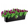 Doniczka Balkonowa Rattan 60cm Antracyt | HIT CENOWY