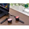 Zestaw Lampek Rowerowych LED USB | Przód+Tył | LafaretDeco