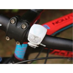 Lampki Rowerowe Silikonowe LED Przód+Tył | LafaretDeco