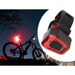 Lampka Rowerowa Tylna 14 LED USB Aku | LafaretDeco