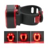 Lampka Rowerowa Tylna 14 LED USB Aku | LafaretDeco