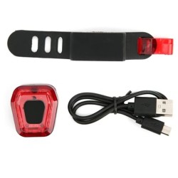 Lampka Rowerowa Tylna 14 LED USB Aku | LafaretDeco