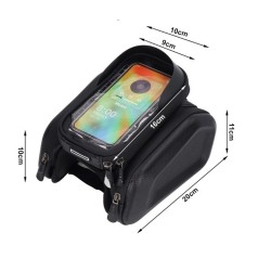 Torba Rowerowa Sakwa na Ramę Etui na Telefon Wodoszczelna