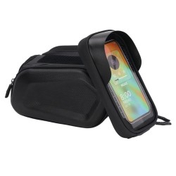 Torba Rowerowa Sakwa na Ramę Etui na Telefon Wodoszczelna