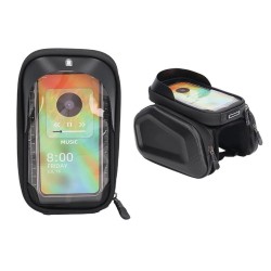 Torba Rowerowa Sakwa na Ramę Etui na Telefon Wodoszczelna