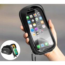 Torba Rowerowa Sakwa na Ramę Etui na Telefon Wodoszczelna