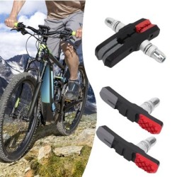 Klocki Rowerowe V-Brake z Gwintem | Bezpieczne Hamowanie | LafaretDeco
