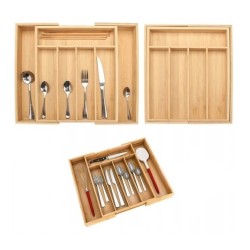 Organizer Kuchenny Bambusowy | Sztućce | LafaretDeco