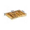 Organizer Kuchenny Bambusowy | Sztućce | LafaretDeco