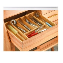 Organizer Kuchenny Bambusowy | Sztućce | LafaretDeco