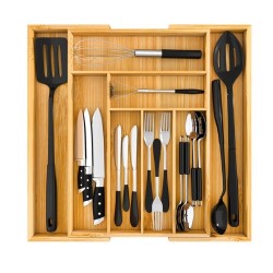 Organizer Kuchenny Bambus XL | Sztućce | LafaretDeco