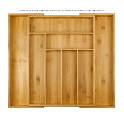 Organizer Kuchenny Bambus XL | Sztućce | LafaretDeco