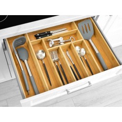 Organizer Kuchenny Bambus XL | Sztućce | LafaretDeco