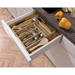 Organizer Kuchenny Bambus XL | Sztućce | LafaretDeco