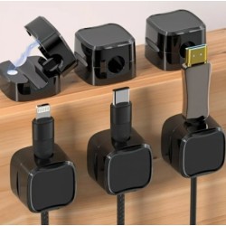 Magnetyczny Organizer Kabli 50szt | Porządek | LafaretDeco