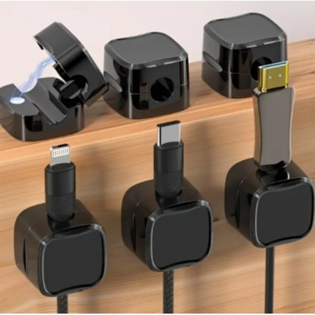 Magnetyczny Organizer Kabli 50szt | Porządek | LafaretDeco