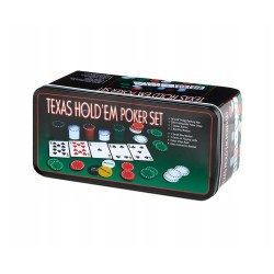 Zestaw do Pokera 200 Żetonów | Grawer | Prezent dla Gracza | LafaretDeco.pl