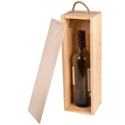Drewniana Skrzynka na Wino z Grawerem | LafaretDeco