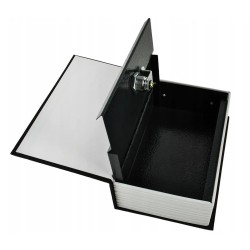 Sejf Książka – Metalowa Skrytka z Kluczem 24 cm | Tylko 29,99 zł – LafaretDeco.pl