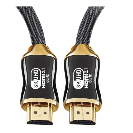 Kabel HDMI 1.5M 8K 120Hz  Krystalicznie Czysty Obraz i Dźwięk