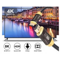 Kabel HDMI 1.5M 8K 120Hz | Ultra HD 4K | Konsola PS5 Xbox | LafaretDeco.pl