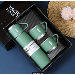 Elegancki Zestaw Prezentowy: Termos 500ml + 3 Kubki | LafaretDeco