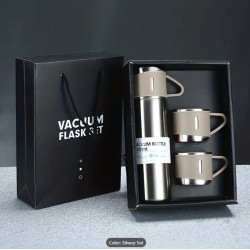 Elegancki Zestaw Prezentowy: Termos 500ml + 3 Kubki | LafaretDeco