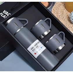 Elegancki Zestaw Prezentowy: Termos 500ml + 3 Kubki | LafaretDeco