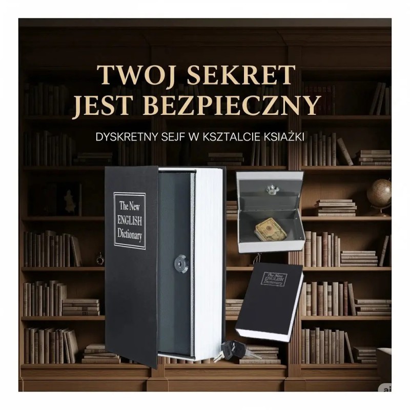 Sejf Książka – Metalowa Skrytka