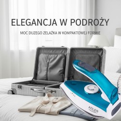 Mocne Żelazko Turystyczne Parowe Adler 1700W